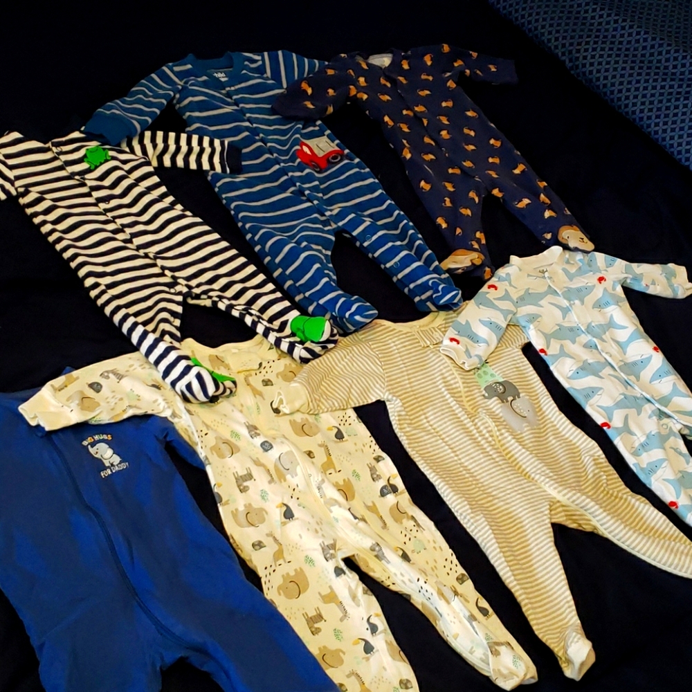 Baby boy sleeper bundle